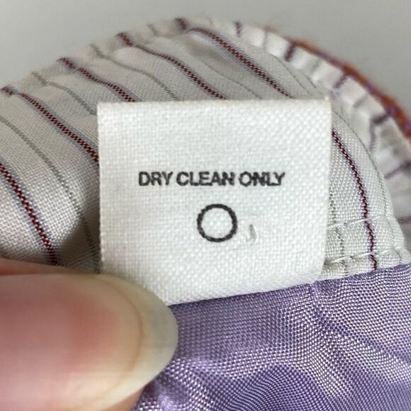 Anthropologie Vintage y2k Pink Tweed Trumpet Peplum Hem Mini Skirt - Picture 9 of 9